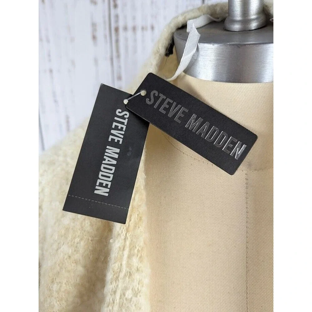 Steve Madden Striped Ombre Kimono Tan One Size